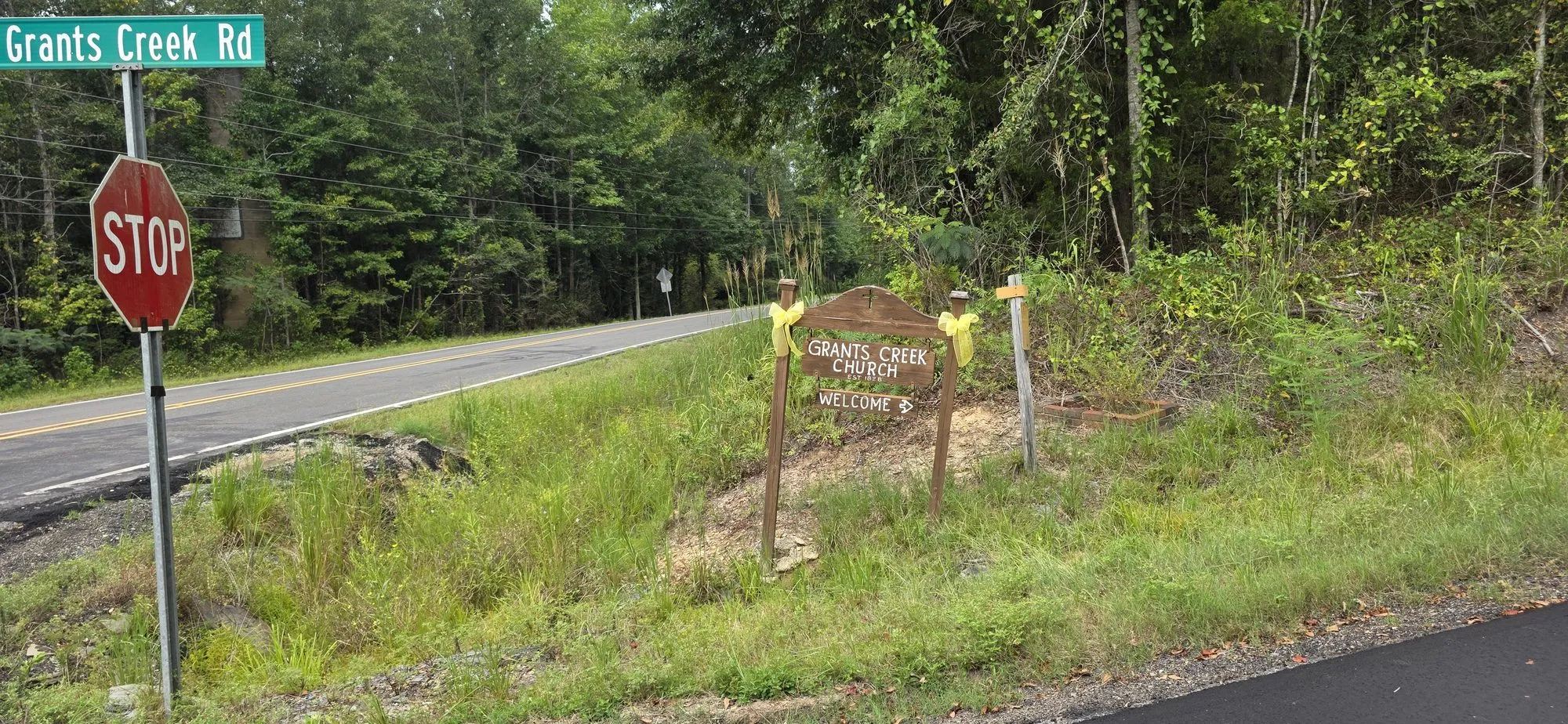 Grants Creek Road corner in Fosters
