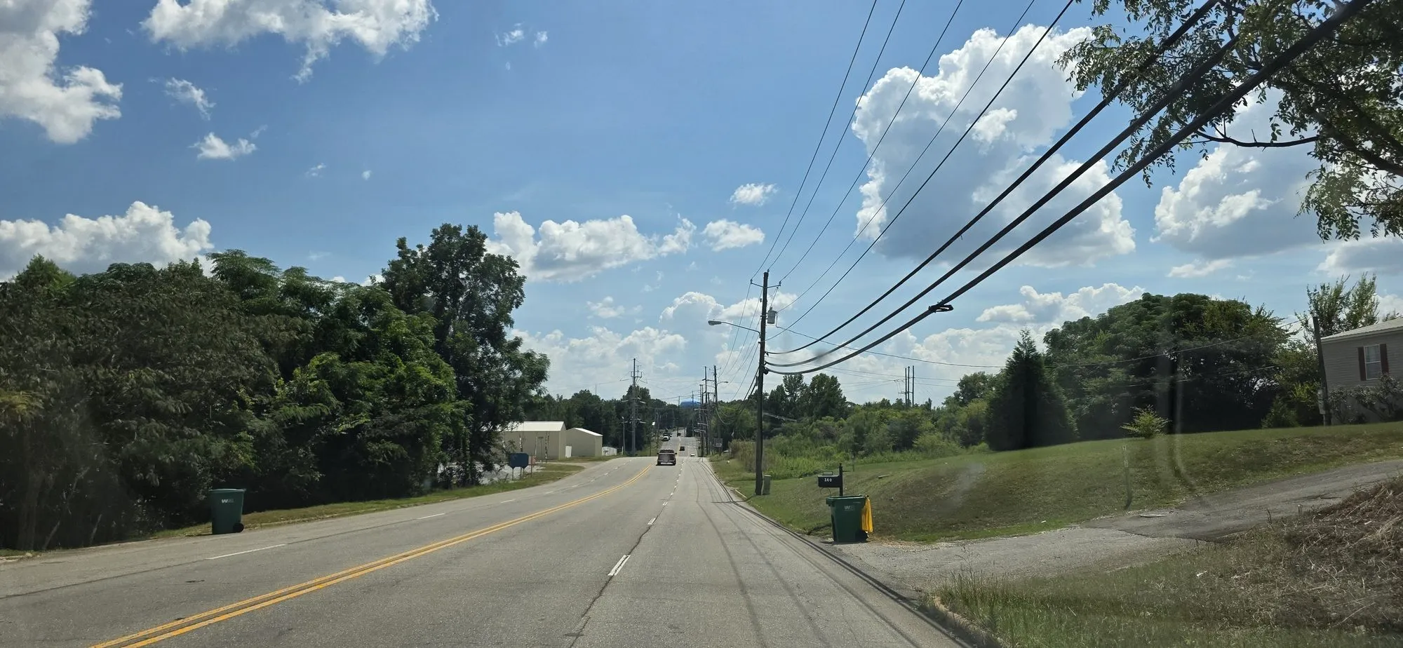 The main road through Holt